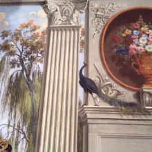 Gustavian gustavianischer Stil Wanddekorationen 05